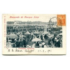 CIUDAD DE BUENOS AIRES HIPODROMO ANTIGUA TARJETA POSTAL